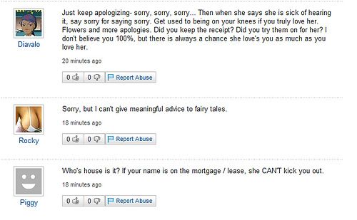 Funny Yahoo questions and answers (58 stories)