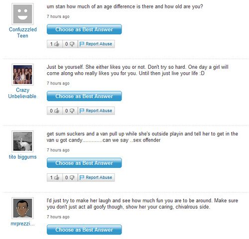 Funny Yahoo questions and answers (58 stories)
