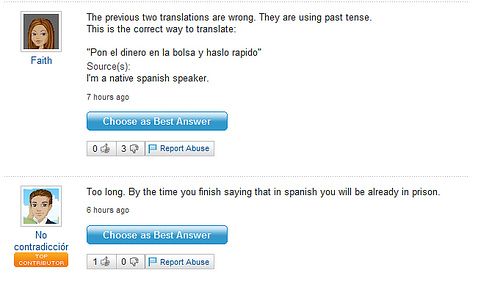 Funny Yahoo questions and answers (58 stories)