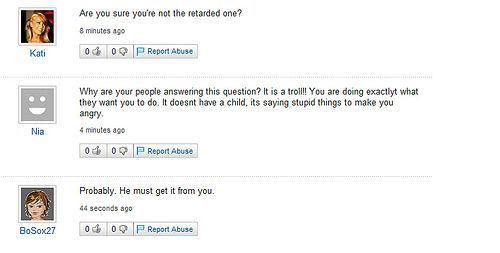 Funny Yahoo questions and answers (58 stories)