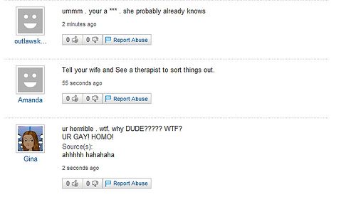 Funny Yahoo questions and answers (58 stories)