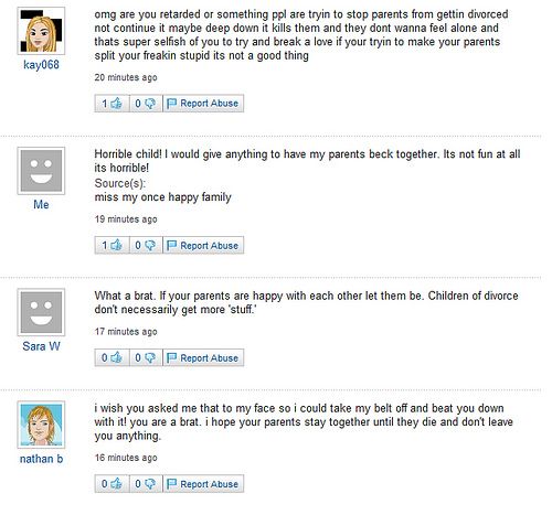 Funny Yahoo questions and answers (58 stories)