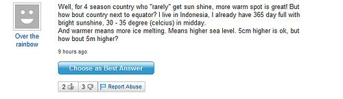 Funny Yahoo questions and answers (58 stories)