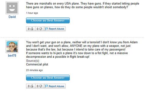 Funny Yahoo questions and answers (58 stories)