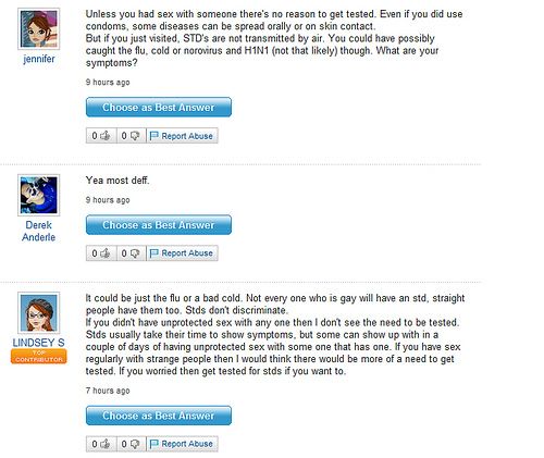 Funny Yahoo questions and answers (58 stories)