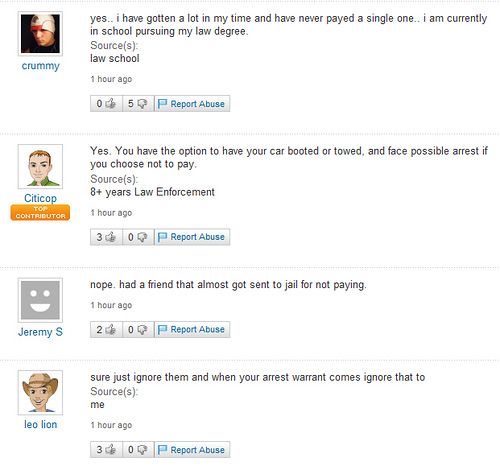 Funny Yahoo questions and answers (58 stories)
