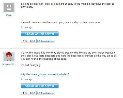 Funny Yahoo questions and answers (58 stories)