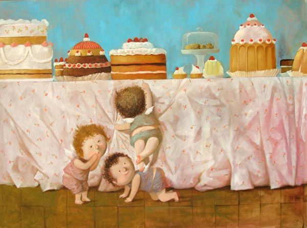 Cute paintings by the Ukrainian artist Evgenia Gapchinska (35 pics)