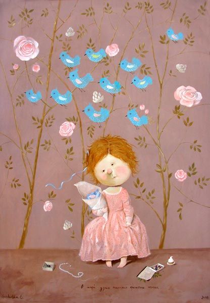 Cute paintings by the Ukrainian artist Evgenia Gapchinska (35 pics)