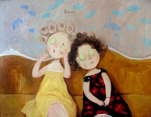 Cute paintings by the Ukrainian artist Evgenia Gapchinska (35 pics)