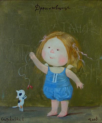 Cute paintings by the Ukrainian artist Evgenia Gapchinska (35 pics)