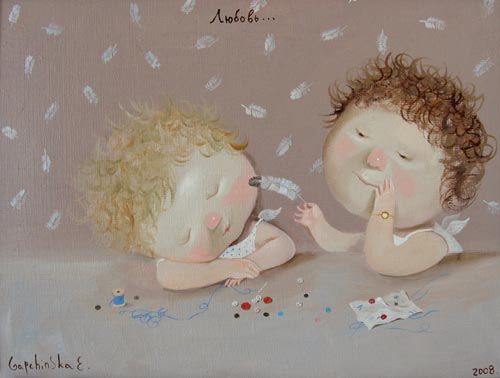 Cute paintings by the Ukrainian artist Evgenia Gapchinska (35 pics)