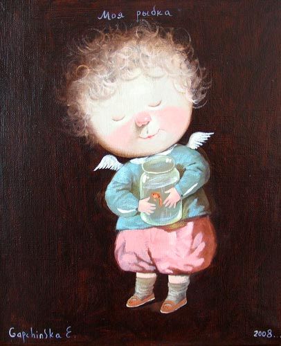 Cute paintings by the Ukrainian artist Evgenia Gapchinska (35 pics)
