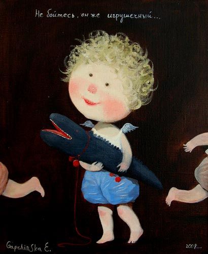 Cute paintings by the Ukrainian artist Evgenia Gapchinska (35 pics)
