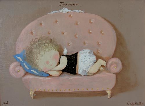 Cute paintings by the Ukrainian artist Evgenia Gapchinska (35 pics)