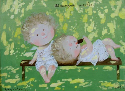 Cute paintings by the Ukrainian artist Evgenia Gapchinska (35 pics)
