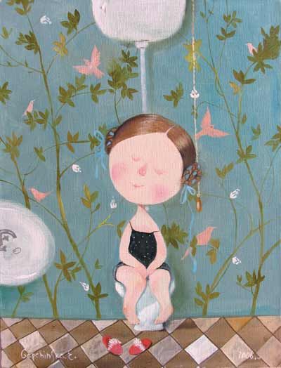 Cute paintings by the Ukrainian artist Evgenia Gapchinska (35 pics)
