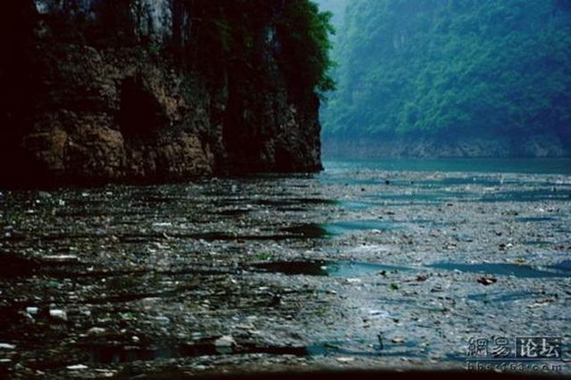 The pure waters of one Chinese river (8 pics)