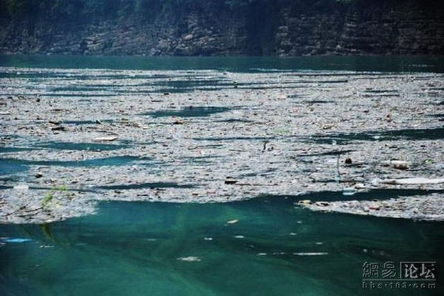 The pure waters of one Chinese river (8 pics)