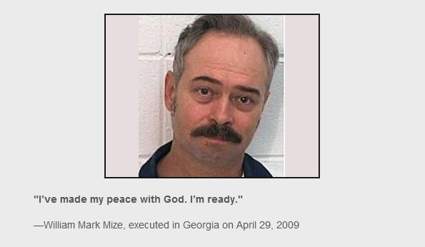 Prisoners’ last words before execution (35 prints)