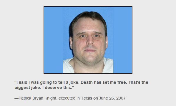 Prisoners’ last words before execution (35 prints)