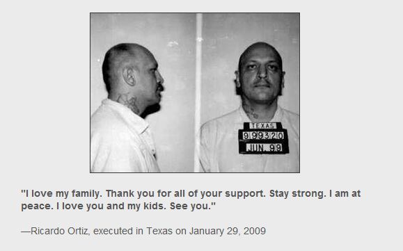Prisoners’ last words before execution (35 prints)