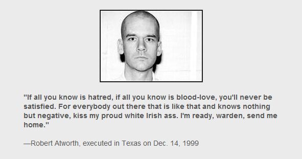 Prisoners’ last words before execution (35 prints)