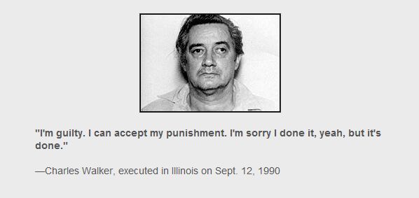 Prisoners’ last words before execution (35 prints)