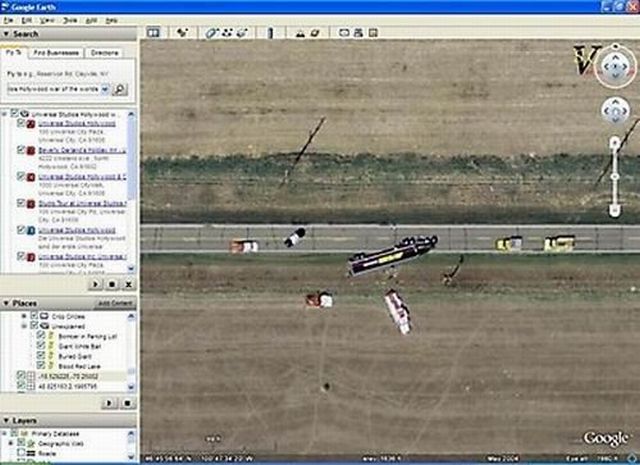 Unusual views in Google Maps (50 pics)