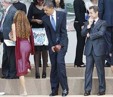 Obama and Sarkozy. Boys Will Be Boys (11 pics + 1 video)