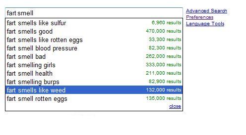 What do people google for? (33 screens)