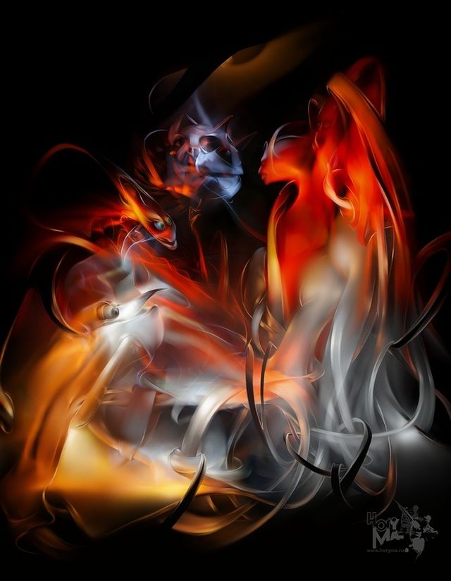 Paintings of light. Beautiful (32 pics)
