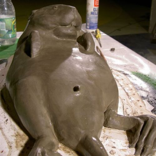 Construction of a giant beaver in Belarus (16 pics)