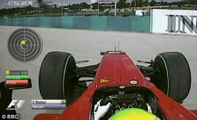 Felipe Massa is a very lucky man (13 pics + 2 videos)