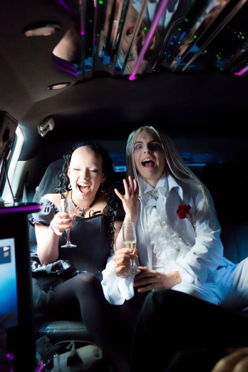 Goth wedding (33 pics)