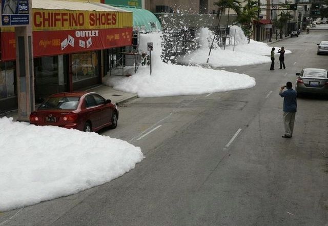 When there is a lot of foam (53 pics)