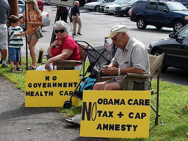 Teabaggers with signs (32 pics)