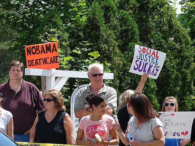 Teabaggers with signs (32 pics)