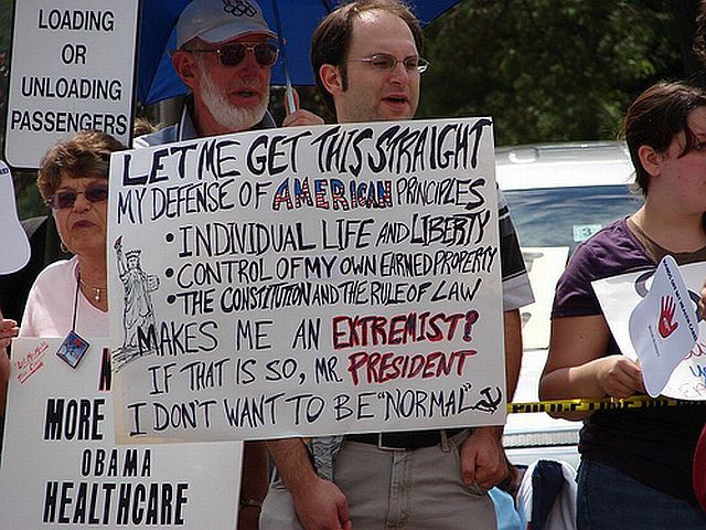 Teabaggers with signs (32 pics)