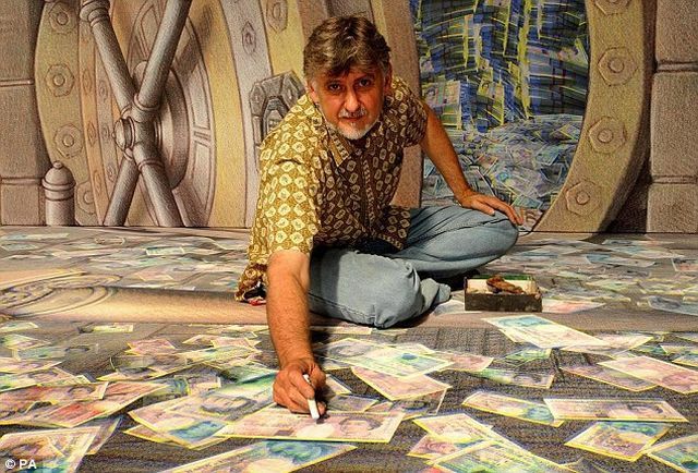 The amazing 3D chalk drawings of the street artist Kurt Wenners (12 pics)