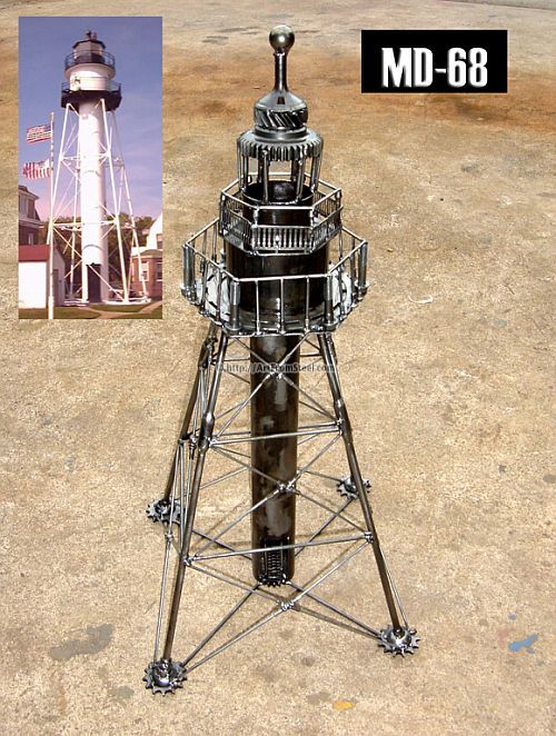 Hand-made recycled statues (77 pics)