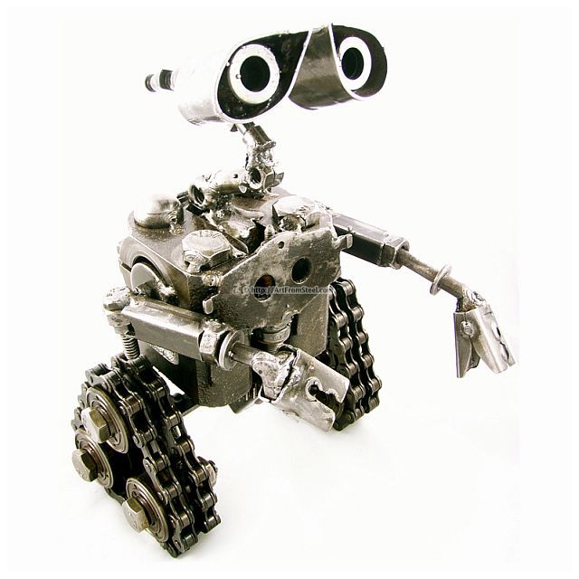 Hand-made recycled statues (77 pics)