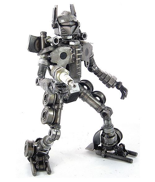 Hand-made recycled statues (77 pics)