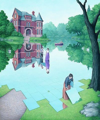 Interesting optical illusions (19 pics)