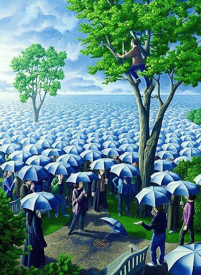Interesting optical illusions (19 pics)