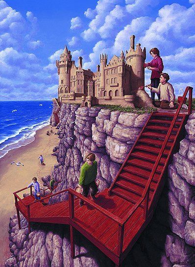 Interesting optical illusions (19 pics)