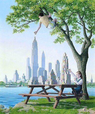 Interesting optical illusions (19 pics)