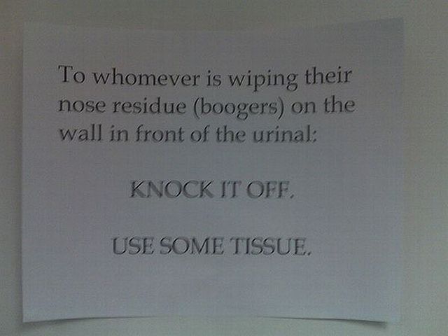 Funny notes left for people sharing the same space! (44 pics)