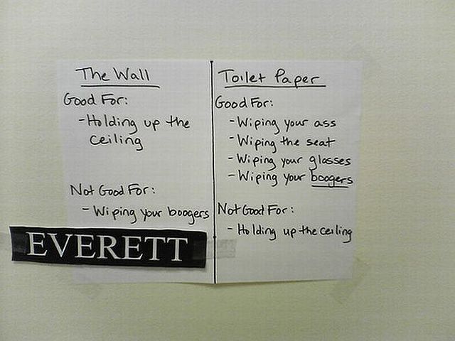 Funny notes left for people sharing the same space! (44 pics)