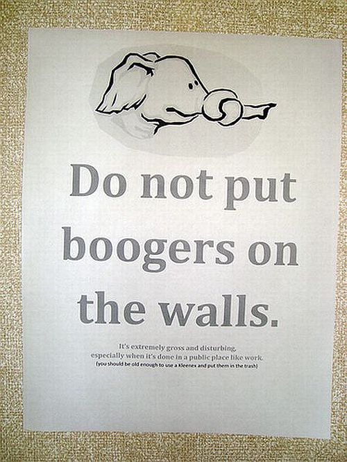 Funny notes left for people sharing the same space! (44 pics)